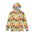 thumbnail image 3 of Sudadera con capucha con estampado 3D de verduras coloridas para hombre y mujer, sudadera vegana de manga larga para primavera y otoño, sudaderas informales holgadas, 3 of 4