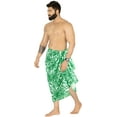 thumbnail image 4 of HAPPY BAY Men's Standard Swimsuits Sarong Pareo Beach Wrap One Size Fern, Hawaiian Collage Summer Vacation Aloha, 4 of 5