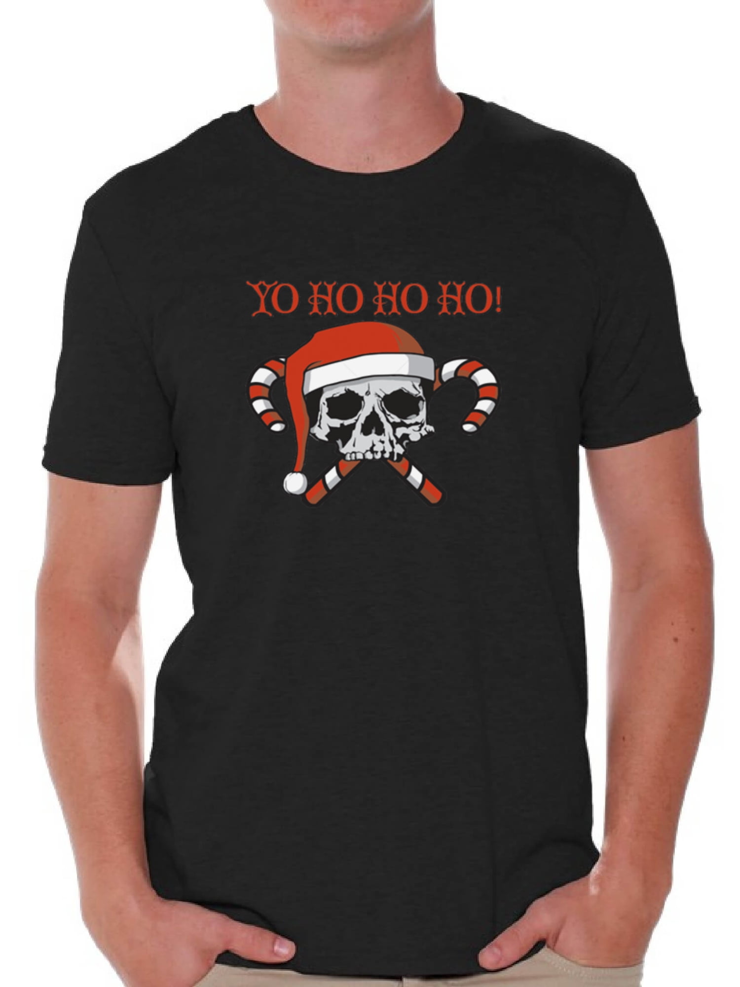 Awkward Styles Yo Ho Ho Ho Christmas Tshirts for Men Christmas Holiday ...