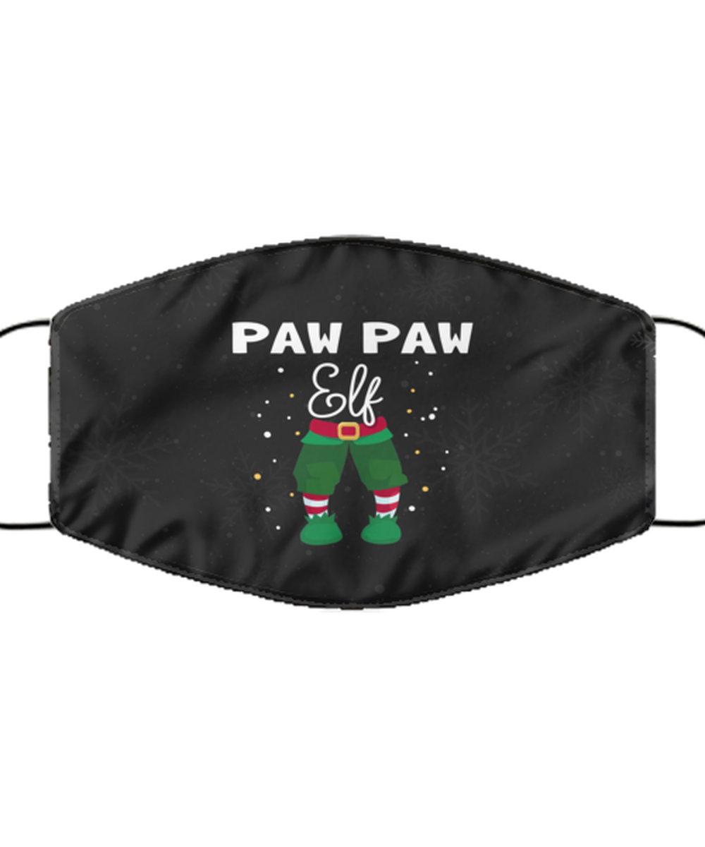 Christmas Paw Paw Face Mask Cute Elf Legs Xmas Mask for Grandpa Dad