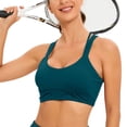 thumbnail image 3 of SWSMCLT Women's Sports Bras Soft Light Thin Fitted Yoga Shirt Yoga Top Workout Fashion Summer Scoop Neck Fall Cami Green 18, 3 of 4