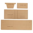 thumbnail image 2 of Dioche 4Pcs Acrylic Wallet Template DIY Hand‑Made Leather Short 3‑Fold Wallet Pattern Making,DIY Leather Wallet,Acrylic Wallet Template, 2 of 8