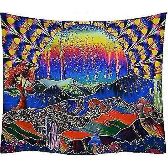 Sun Rise Trippy Tapestry