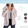 thumbnail image 4 of Hello Mello Comfort Zone Packable Oversized Cardigan, Polar Gray (Women's), 4 of 6
