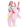 thumbnail image 2 of Adult Disfraz inflable de conejito de Pascua, conejo de dibujos animados, accesorios de Cosplay para adultos, niños, niños pequeños, traje de vestir para actuación de Halloween, 2 of 5