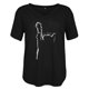 thumbnail image 4 of Blusa de manga corta con estampado informal a la moda para mujer Fridja ghk783, 4 of 4