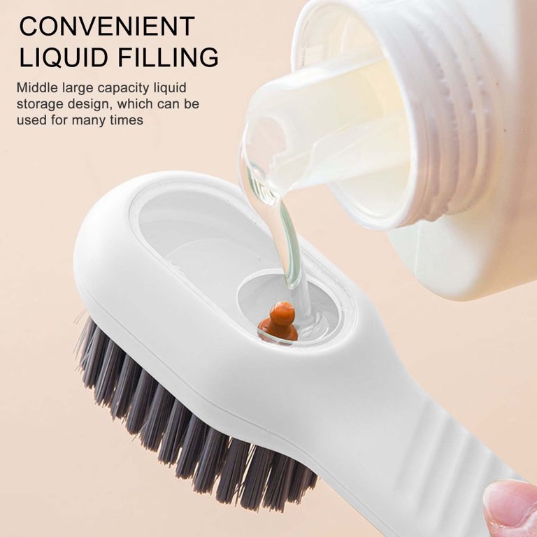 Kitchen Wash Pot Dish Brush Automatic Liquid Filling By Pressing Does Not  Hurt Pan Multifunctional Cleaning Brushes