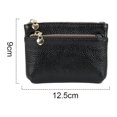 thumbnail image 2 of Monedero pequeño para mujer, cartera corta de piel suave, bolso para carnet de conducir, 2 of 5