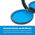 thumbnail image 4 of Retainer Case,Aligner Case with Mirror,Round Retainer Holder with Aligner Remover Tool, Chew & Brush,Rope Bag Sets (Black Shell Blue Silicone), 4 of 6