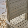 thumbnail image 3 of Noble House Waverley 3 Piece Outdoor Acacia Wood Bistro Set in Gray, 3 of 7