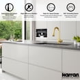 thumbnail image 4 of Karran  Weybridge Single-Handle Pull-Down Sprayer Kitchen Faucet Brushed Gold Brushed, 4 of 5