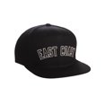 thumbnail image 1 of Original Snapback Custom American Cities State Letters Ajustable Flat Visor Cap (East Coast Black, White Black), 1 of 7