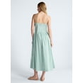 thumbnail image 2 of Free Assembly Women's Twist Front Sleeveless Maxi Dress with Drop Waist, Sizes XS-XXL, 2 of 4