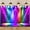 5x3FT, variant on Rainbow Stage Photography Backdrop 70s 80s 90s Colorful Glitter Disco Photography Background Rock Music Neon Glow Party Decorations Banner Supplies Photo Booth Props