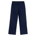 thumbnail image 3 of Zaldita Kids Boys Slim Fit School Uniform Straight Pants Elastic Waistband Formal Suit Trousers Navy Blue 6, 3 of 5