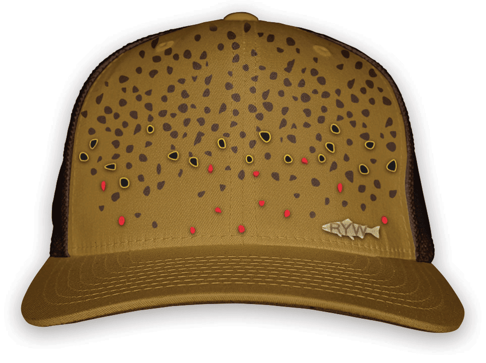 Rep Your Water Brown Trout Skin Hat 