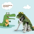 thumbnail image 3 of Mono de cocodrilo Coppthinktu para Halloween con disfraz de perro, 3 of 7