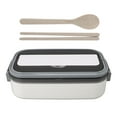 thumbnail image 2 of 304 Stainless Steel Bento Box, Divided Design, Microwave Safe, Leak Proof, Portable Lunch Container For Students, Office Workers, 700ml Capacity, 2 of 8