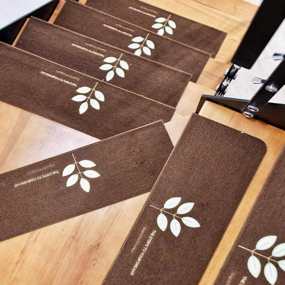 YOPTOP 5pcs Night Luminous Stair Treads Non-Slip Carpet Indoor Stair Treads Stair Rugs Mats Stair Step Rug Rubber Backing Stair Step Protection Cover