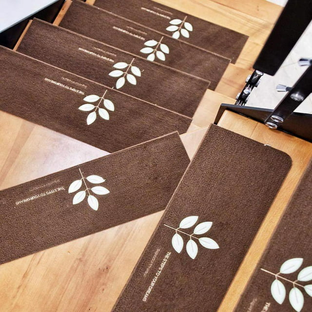 5pcs Night Luminous Stair Treads Non-Slip Carpet Indoor Stair Treads Stair Rugs Mats Stair Step Rug Rubber Backing Stair Step Protection Cover