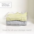 thumbnail image 5 of Totally Kitchen Clear Plastic Stackable Storage Bins with Handles | Large 1.6 Gallon, 5 of 7