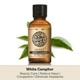 thumbnail image 3 of AKARZ White Camphor Essential Oils 1.02 fl.oz./30ml Pure And Naturel Aromatherapy Face Body Skin Care Massage Aroma Perfume Oil, 3 of 7