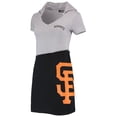 thumbnail image 2 of Women's Refried Apparel Heathered Gray/Black San Francisco Giants Hoodie Dress, 2 of 4