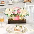 thumbnail image 4 of Centro de mesa para decoración de mesa, rosas artificiales BLEUM CADE, 4 of 8
