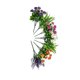 thumbnail image 2 of Flores y hojas artificiales decorativas – 7 arreglos florales de plástico para sala de estar, centro de mesa y decoración del hogar., 2 of 6