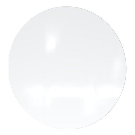 UPC: 0014935313821 | Ghent Coda Low Profile Circular Glass Dry Erase Board Magnetic White 24in Dia