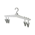 thumbnail image 1 of CSChome Plastic Clothes Hanger Foldable Children's Clothes Hanger: Travel Space Saving, Multi-Functional, Creative Rack, 1 of 7