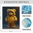 thumbnail image 3 of Diamond Art Kits for Adults - 5d Cute Teddy Yellow Hoodie Outfit Diamond Painting for Adults, Diamond Art for Adults Beginners, Diamond Painting Kits for Adults for Home Wall Decor, 3 of 7