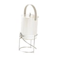 thumbnail image 2 of Dispensador de bebidas heladas, cubo de tetera de frutas, dispensador de bebidas de agua con soporte y tapa para fiesta, bebida, leche, té helado con rejilla, 2 of 8