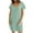 Green, variant on Casual T Shirt Dress for Women Loose Fit Short Sleeve Pocket Dress Soft Comfy Summer Lounge Dresses