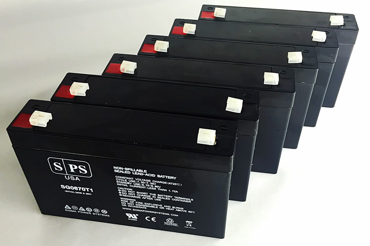 SPS Brand 6V 7 Ah Replacement Battery for Criticare Systems 506NT3