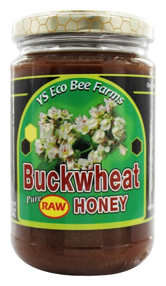YS Organic Bee Farms Buckwheat Pure Raw Honey 13.5 oz. Walmart