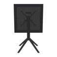 thumbnail image 5 of Sky 24 inch Square Folding Table in Black finish, 5 of 11