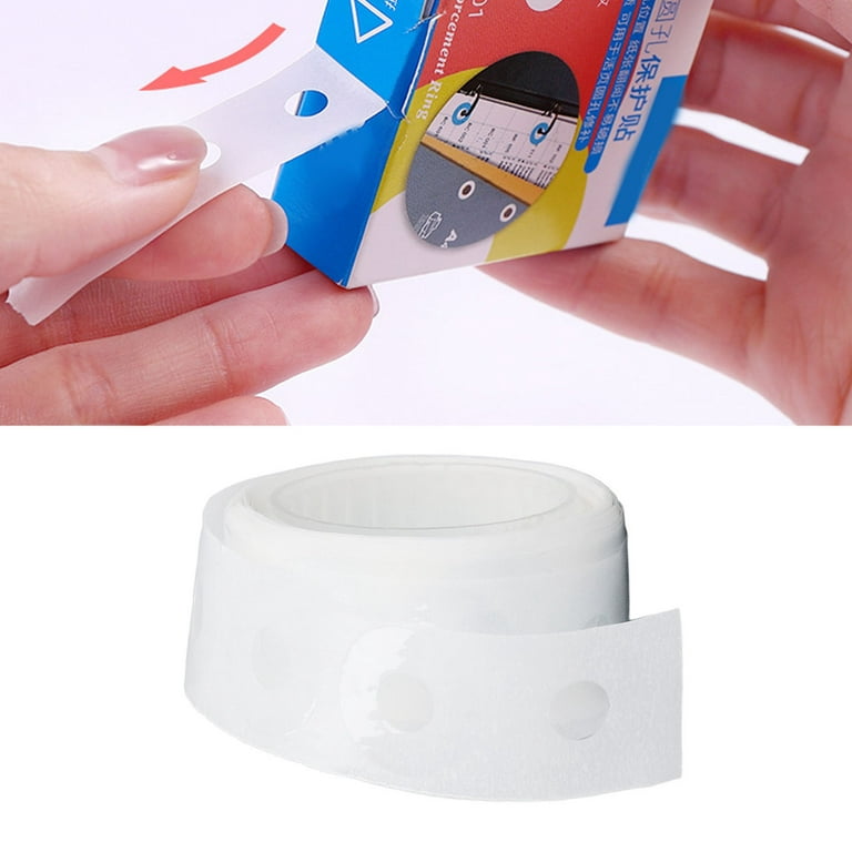 Paper Hole Reinforcements, Light Weight Hole Punch Reinforcers Stickers  Small Volume For Home Transparent