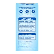 SlowMag Mg Muscle & Heart Health Tablets, Magnesium Chloride and Calcium, 120 Count
