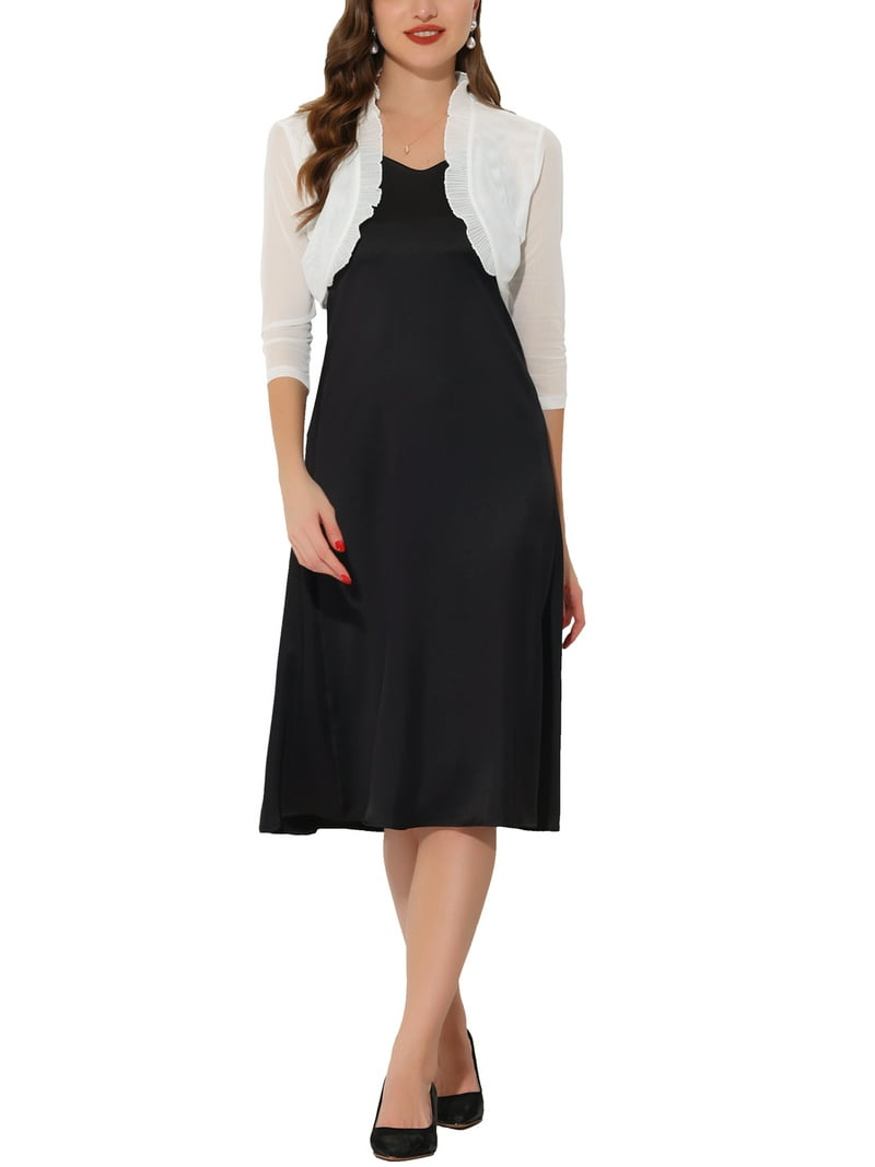 sachin and babi light blue dress Mid-weight ribbed shrug – Ancosti