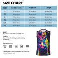 thumbnail image 4 of JUNZAN Neon Pop Art Pitbull Men's Sleeveless T Shirts,Sleeveless Muscle Shirts,Sizes S-3XL, 4 of 5