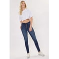 thumbnail image 3 of Kancan - Women's High Rise Curvy Button Fly Super Skinny Jeans - KC7114, 3 of 11