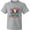 AC-Heather Grey, variant on Inktastic Mardi Gras Princess Youth T-Shirt