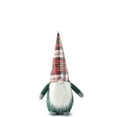 thumbnail image 6 of The Lakeside Collection Christmas Gnome Accent Pillows Tartan Hat Plush Toy, Polyester, 6 of 6