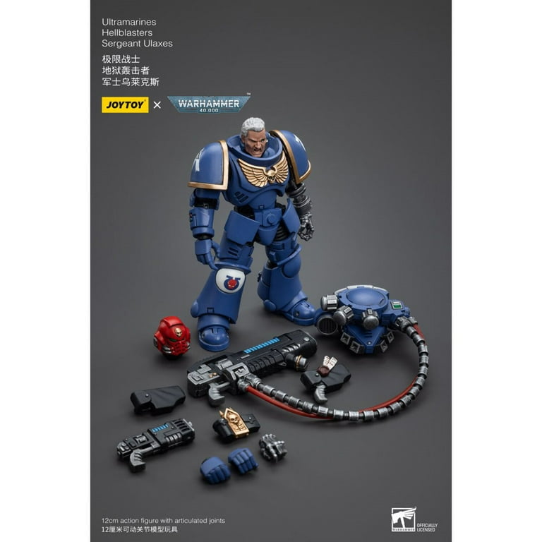 JT WH 40K Ultramarines Hellblasters Ulaxes 1:18 Figure