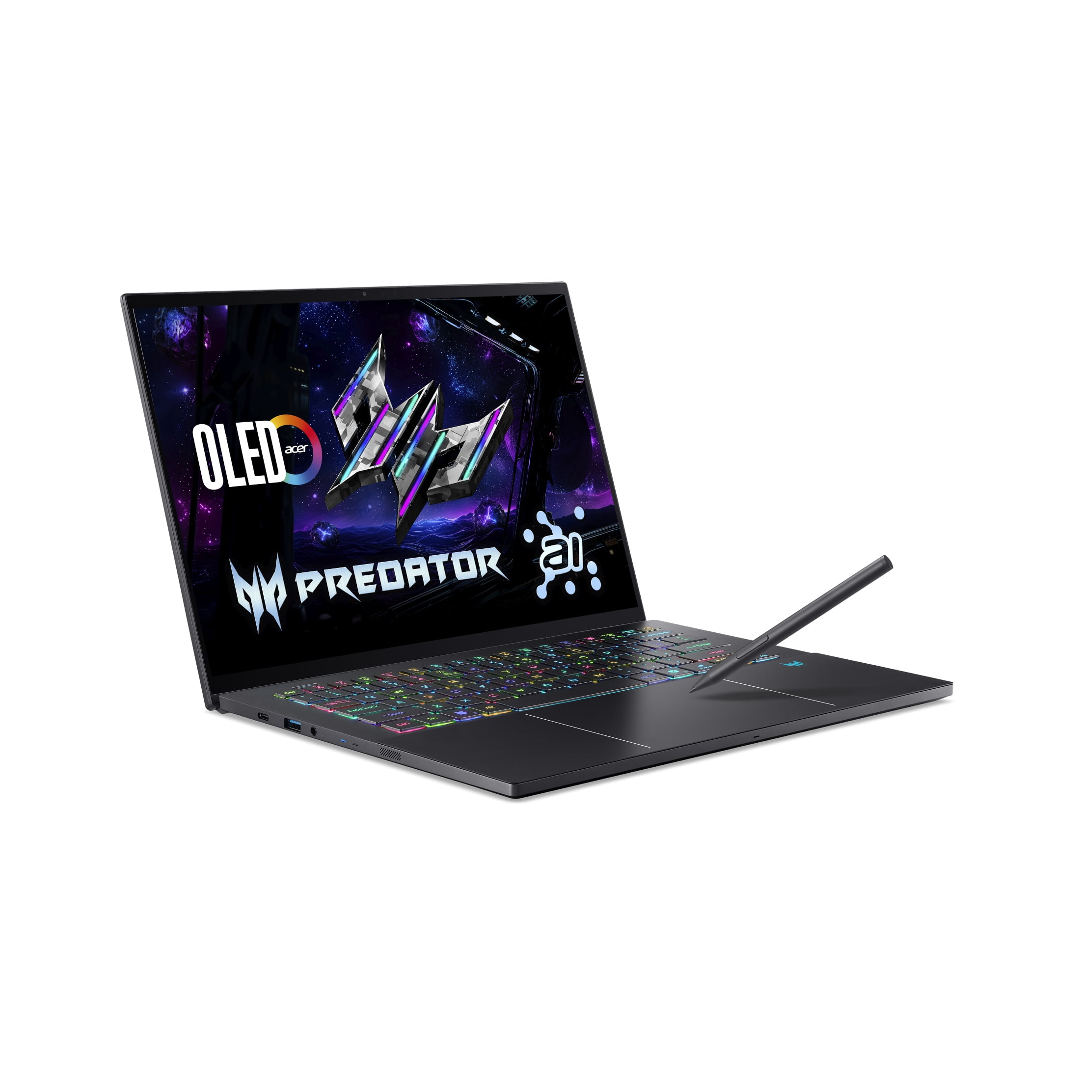 Acer Predator Triton 14 AI 14” WQXGA+ OLED 120Hz Gaming Copilot+ PC Laptop, Intel Core Ultra 9 processor 288V, NVIDIA GeForce RTX 5070 with 8GB GDDR7 VRAM, 32GB RAM, 2TB PCIe Gen 4 SSD, Black