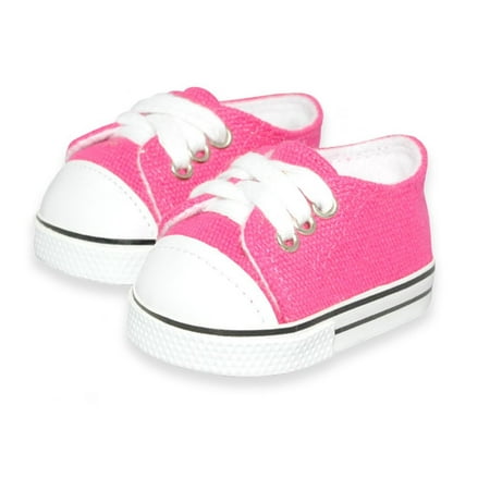 Doll Clothes - Pink Sneakers Shoes Fits American Girl & Other 18 Inch ...