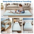 thumbnail image 3 of MARNUR 2 Inch Egg Crate Mattress Topper Queen, Reversible Memory Foam Mattress Topper with Soft & Firm Sides, Breathable Design for Pressure Relief, 60" x 80", 3 of 12