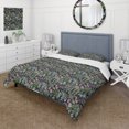 thumbnail image 1 of Designart 'Tropical Floral Pattern II' Juego de Funda Nórdica Tropical, 1 of 5