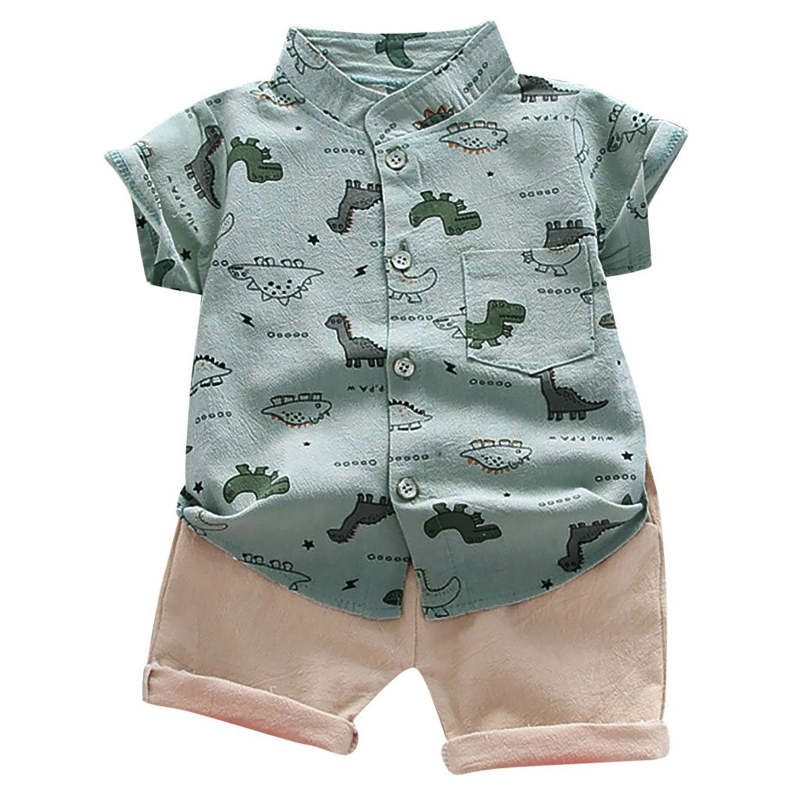 TAIAOJING Baby Boy Clothes Outfits Tops+Pants Dinosaur T-shirt Toddler ...